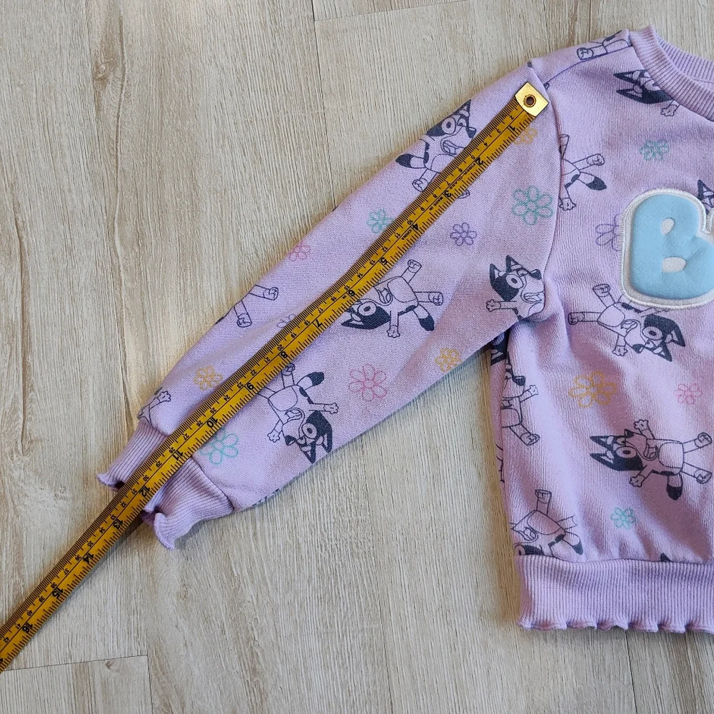 Target Kids Bluey Sweatshirts - White and Purple - Picture 3 of 10